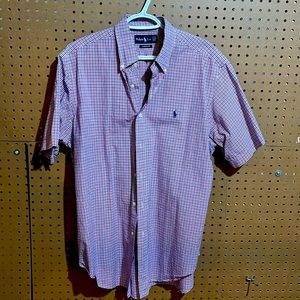 Men’s Ralph, Lauren button shirt, classic fit size large